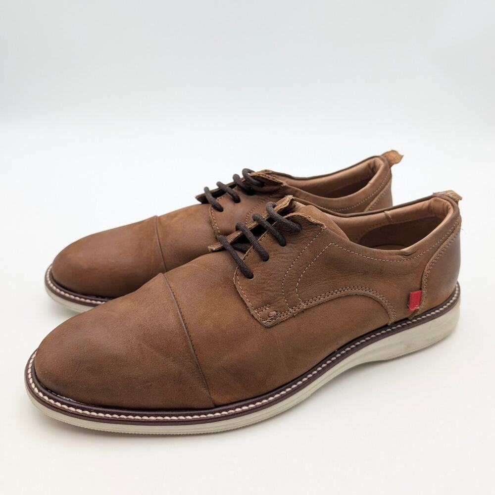 Marc Joseph Ocean Parkway Cap Toe Derby Shoes Men's Brown Size US9.5 EU42.5